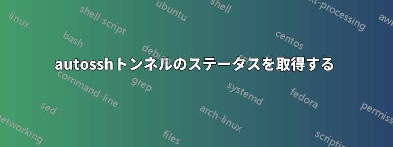 autosshトンネルのステータスを取得する