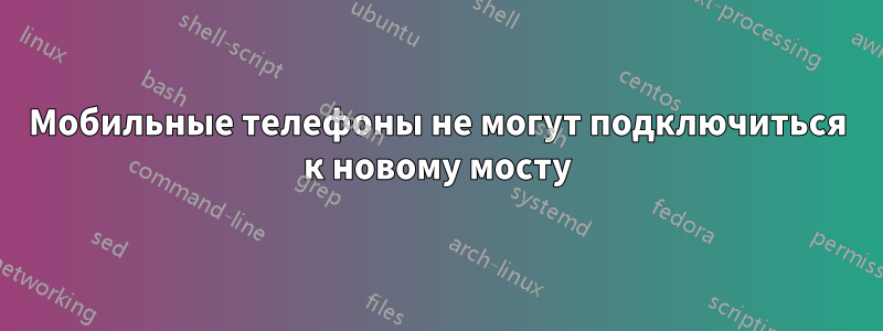 Мобильные телефоны не могут подключиться к новому мосту