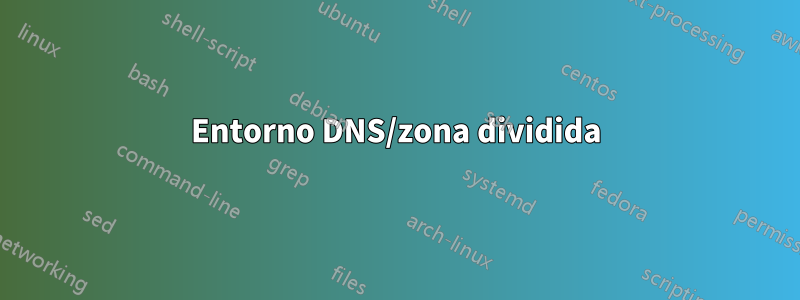 Entorno DNS/zona dividida