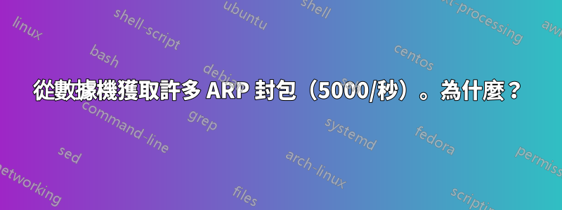 從數據機獲取許多 ARP 封包（5000/秒）。為什麼？