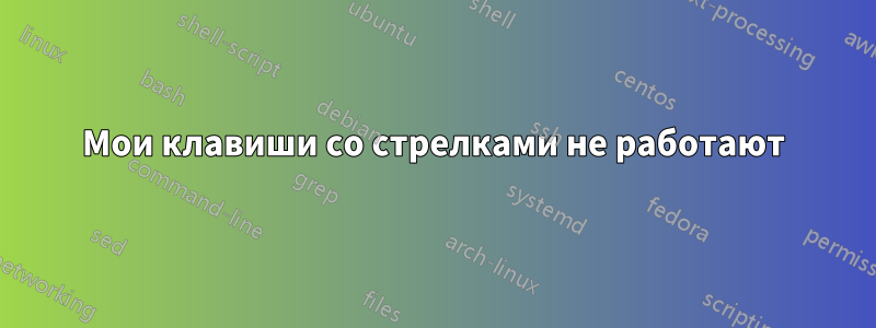 Мои клавиши со стрелками не работают