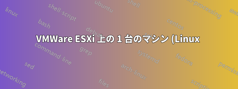 VMWare ESXi 上の 1 台のマシン (Linux) からのすべての接続を別のマシン (Windows) の VPN 経由でルーティングするにはどうすればよいですか?