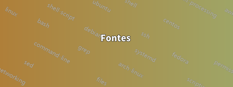 Fontes