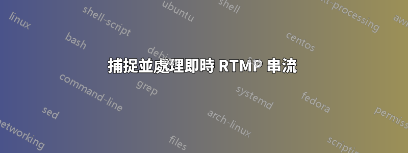 捕捉並處理即時 RTMP 串流