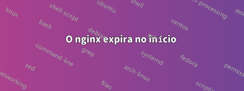 O nginx expira no início