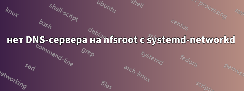 нет DNS-сервера на nfsroot с systemd-networkd