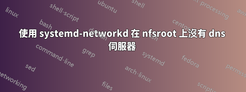 使用 systemd-networkd 在 nfsroot 上沒有 dns 伺服器