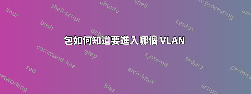 包如何知道要進入哪個 VLAN