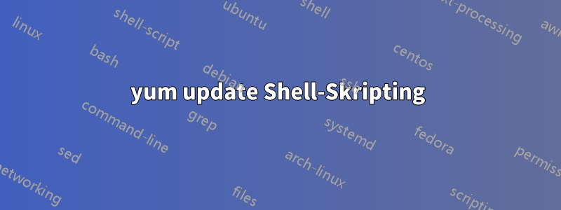 yum update Shell-Skripting