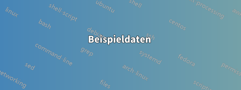 Beispieldaten