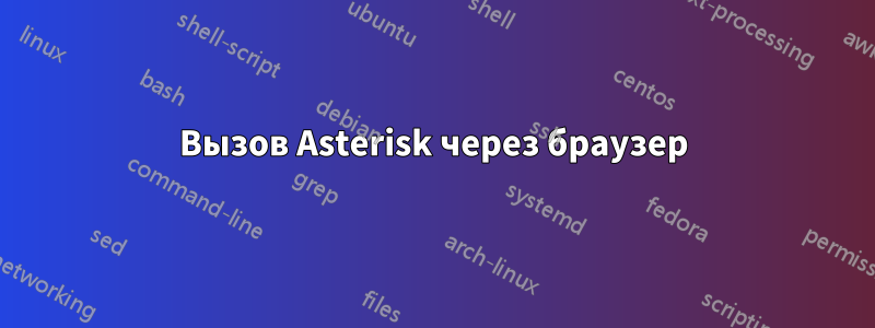 Вызов Asterisk через браузер