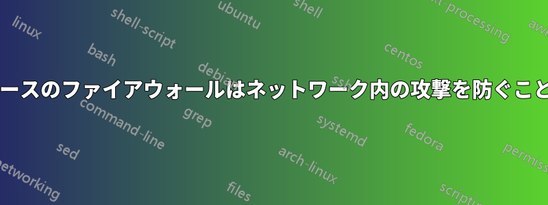 ネットワークベースのファイアウォールはネットワーク内の攻撃を防ぐことができますか?