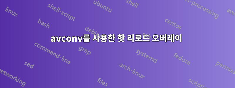 avconv를 사용한 핫 리로드 오버레이