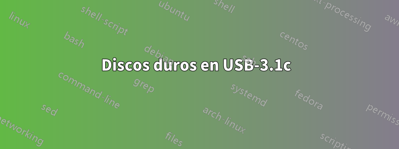 Discos duros en USB-3.1c 