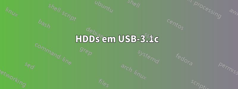 HDDs em USB-3.1c 