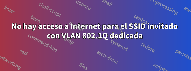 No hay acceso a Internet para el SSID invitado con VLAN 802.1Q dedicada