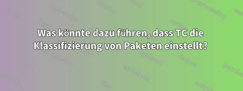 Was könnte dazu führen, dass TC die Klassifizierung von Paketen einstellt?