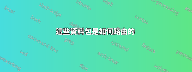 這些資料包是如何路由的