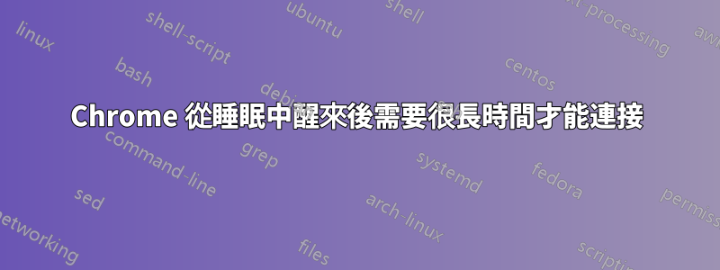 Chrome 從睡眠中醒來後需要很長時間才能連接