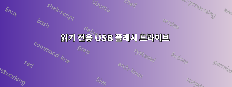 읽기 전용 USB 플래시 드라이브