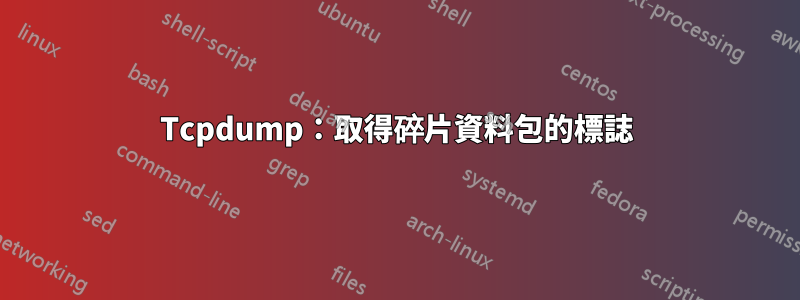 Tcpdump：取得碎片資料包的標誌