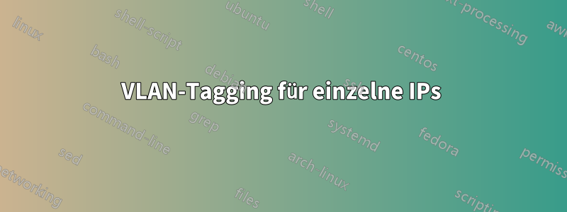 VLAN-Tagging für einzelne IPs