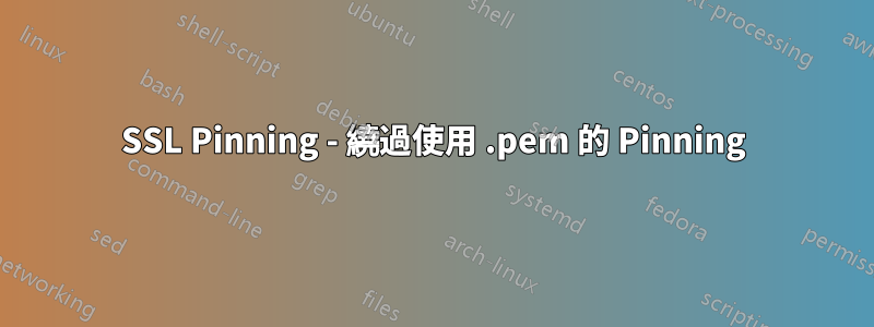 SSL Pinning - 繞過使用 .pem 的 Pinning