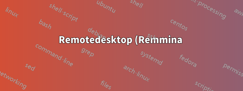 Remotedesktop (Remmina) zu Altium PCB funktioniert nicht