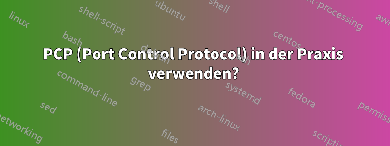 PCP (Port Control Protocol) in der Praxis verwenden?