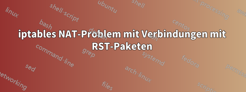 iptables NAT-Problem mit Verbindungen mit RST-Paketen