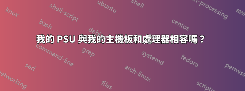 我的 PSU 與我的主機板和處理器相容嗎？