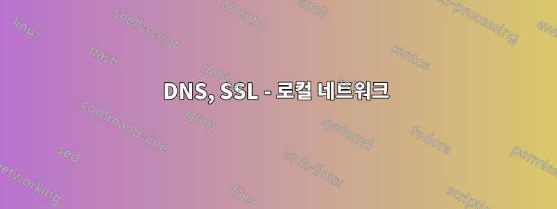 DNS, SSL - 로컬 네트워크