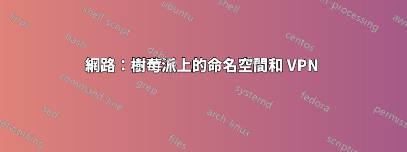 網路:樹莓派上的命名空間和 VPN