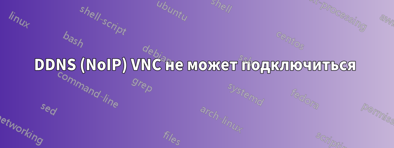 DDNS (NoIP) VNC не может подключиться