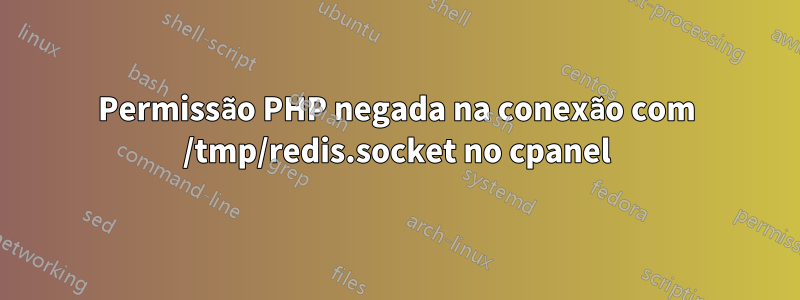 Permissão PHP negada na conexão com /tmp/redis.socket no cpanel