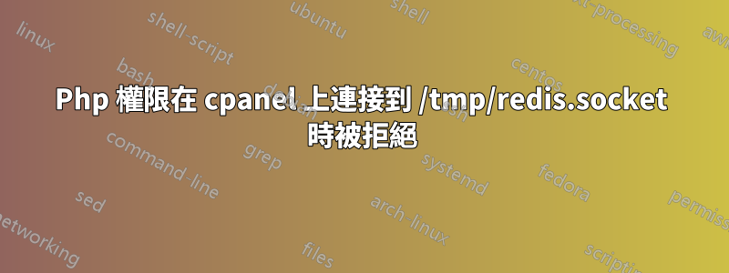 Php 權限在 cpanel 上連接到 /tmp/redis.socket 時被拒絕