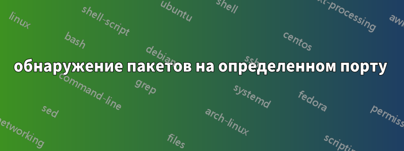 обнаружение пакетов на определенном порту