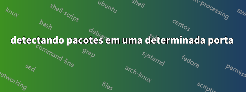 detectando pacotes em uma determinada porta