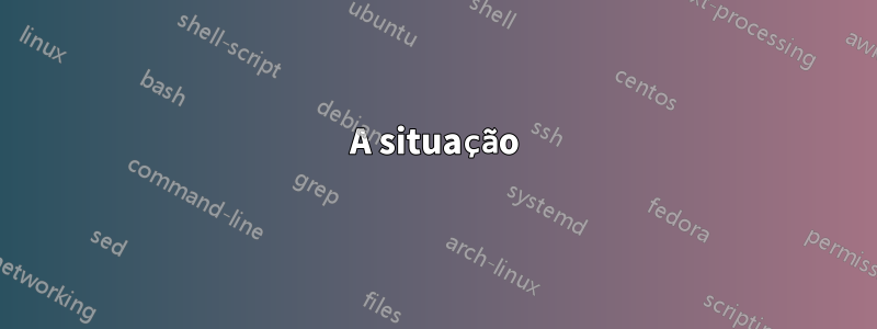 A situação