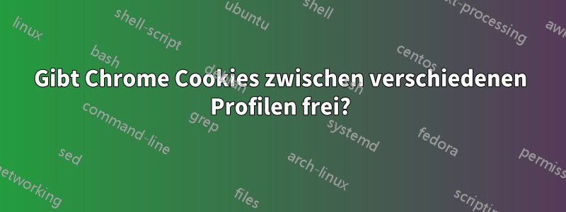 Gibt Chrome Cookies zwischen verschiedenen Profilen frei?