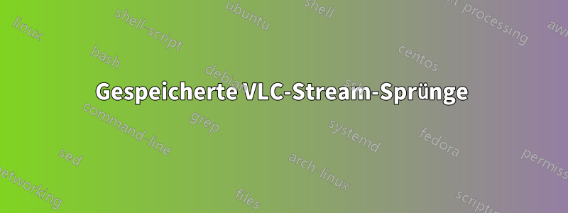 Gespeicherte VLC-Stream-Sprünge