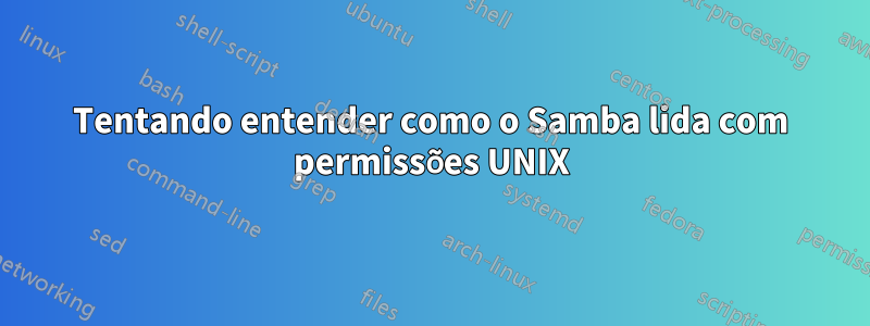 Tentando entender como o Samba lida com permissões UNIX