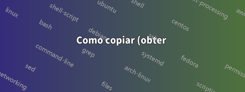 Como copiar (obter) o URL da página de resultados do startpage?