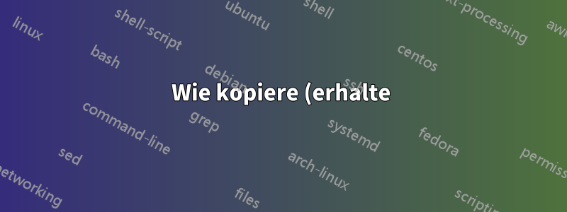 Wie kopiere (erhalte) ich die URL der Ergebnisseite der Startseite?