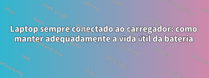 Laptop sempre conectado ao carregador: como manter adequadamente a vida útil da bateria