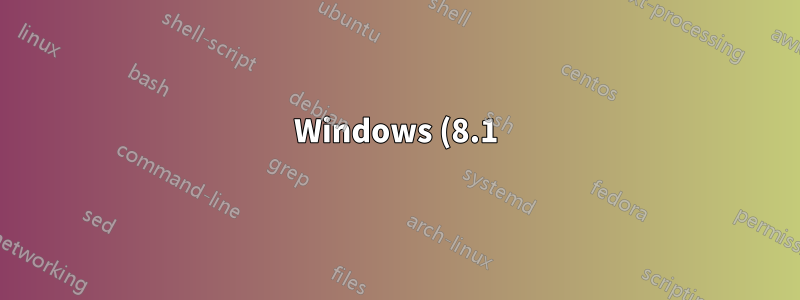Windows (8.1) はどのようなパーティション テーブル タイプをサポートしていますか?