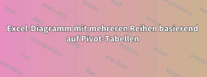 Excel-Diagramm mit mehreren Reihen basierend auf Pivot-Tabellen