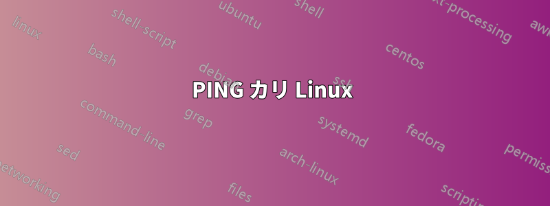 PING カリ Linux