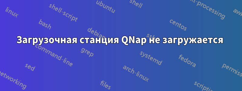 Загрузочная станция QNap не загружается