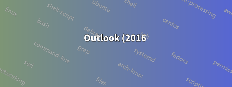 Outlook (2016) のタッチ モード ボタンをカスタマイズすることは可能ですか?
